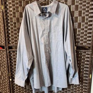 Stafford Men's Elegant Gray Dress Shirt